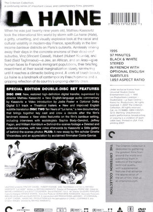 La Haine: Criterion Collection