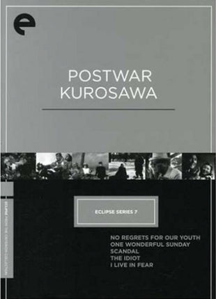 Postwar Kurosawa: Criterion Eclipse Series Volume 7