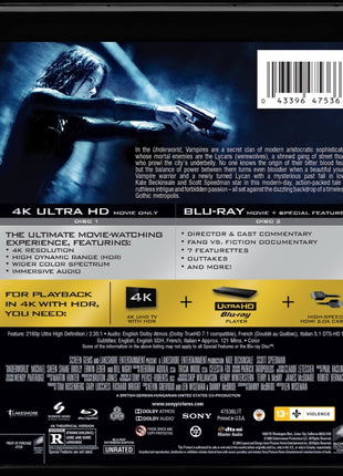 Underworld (4K Ultra HD/Blu-ray)