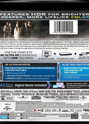 Purge (2013)(4K Ultra HD/Blu-ray)