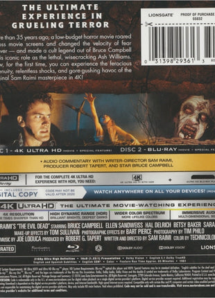 Evil Dead (4K Ultra HD/Blu-ray)