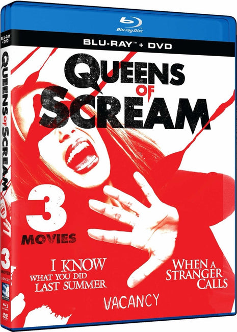 Queens of Scream (Blu-ray/DVD): I Know What You Did Last Summer / When A Stranger Calls / Vacancy
