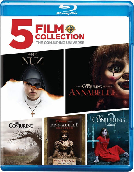 5 Film Collection: The Conjuring Universe (Blu-ray): The Conjuring / The Conjuring 2 / Annabelle / Annabelle: Creation / The Nun