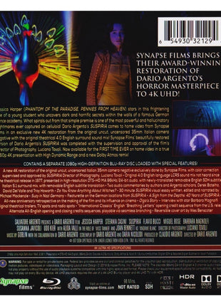 Suspiria (4K Ultra HD/Blu-ray)