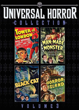 Universal Horror Collection: Volume 3 (Blu-ray): Tower Of London / Man Made Monster / The Black Cat / Horror Island