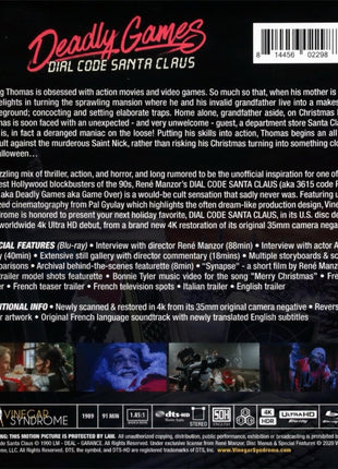 Deadly Games (Dial Code Santa Claus) (4K Ultra HD/Blu-ray)