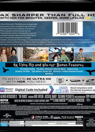 Birds (4K Ultra HD/Blu-ray)