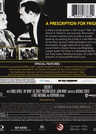Doctor X: Warner Archive Collection (Blu-ray)