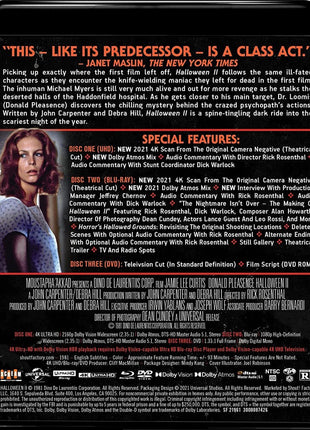 Halloween II: Collector's Edition (4K Ultra HD/Blu-ray/DVD)