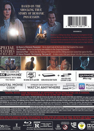 Conjuring: The Devil Made Me Do It (4K Ultra HD/Blu-ray)