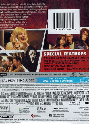 Scream: 25th Anniversary Edition (4K Ultra HD)