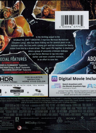 Don't Breathe 2 (4K Ultra HD)