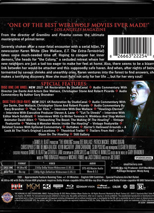 Howling: Collector's Edition (4K Ultra HD/Blu-ray)