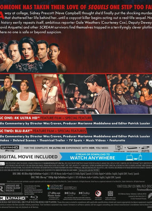 Scream 2 (4K Ultra HD/Blu-ray)