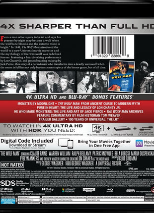 Wolf Man (4K Ultra HD/Blu-ray)
