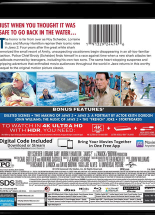 Jaws 2: 45th Anniversary Edition (4K Ultra HD/Blu-ray)