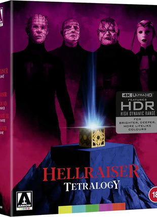 Hellraiser: Tetralogy (4K Ultra HD-UK): Hellraiser / Hellbound: Hellraiser II / Hellraiser III: Hell On Earth / Hellraiser: Bloodline