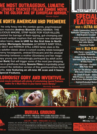 Burial Ground (4K Ultra HD/Blu-ray)
