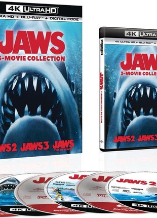 Jaws: 3-Movie Collection (4K Ultra HD/Blu-ray): Jaws 2 / Jaws 3 / Jaws: The Revenge
