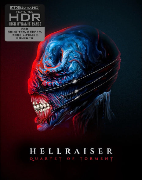 Hellraiser: Quartet Of Torment: "Chatterer" Artwork Limited Edition (4K Ultra HD): Hellraiser / Hellbound: Hellraiser II / Hellraiser III: Hell On Earth / Hellraiser: Bloodline
