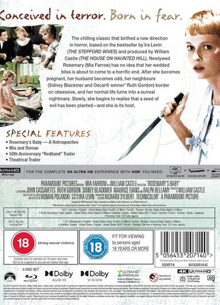Rosemary's Baby: Collector's Edition (4K Ultra HD-UK/Blu-ray-UK)