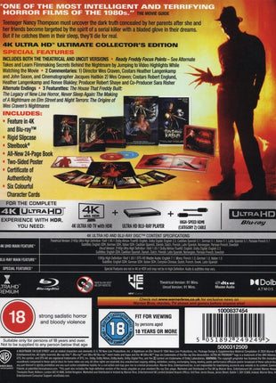 Nightmare On Elm Street: 40th Anniversary Ultimate Collector's Limited Edition (4K Ultra HD-UK/Blu-ray-UK)(SteelBook)
