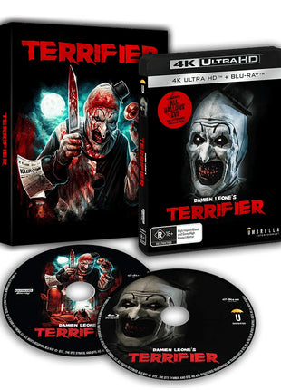 ART ATTACK: Terrifier Collector's Edition Boxset (4K Ultra HD-AU/Blu-ray-AU): All Hallows' Eve / Terrifier / Terrifier 2 / Terrifier 3