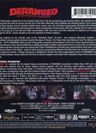 Deranged (4K Ultra HD/Blu-ray)