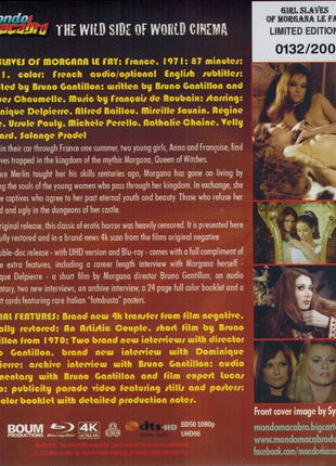 Girl Slaves Of Morgana Le Fay: Limited Edition (4K Ultra HD/Blu-ray)