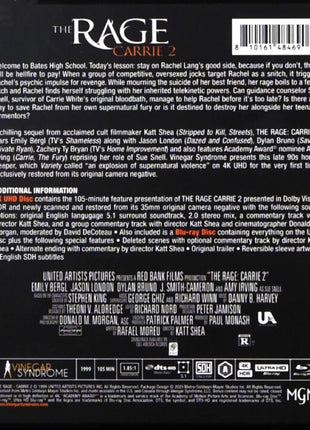 Rage: Carrie 2 (4K Ultra HD/Blu-ray)