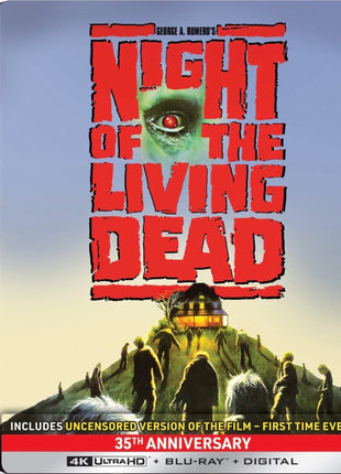 Night Of The Living Dead: 35th Anniversary Limited Edition (1990)(4K Ultra HD/Blu-ray)(SteelBook)
