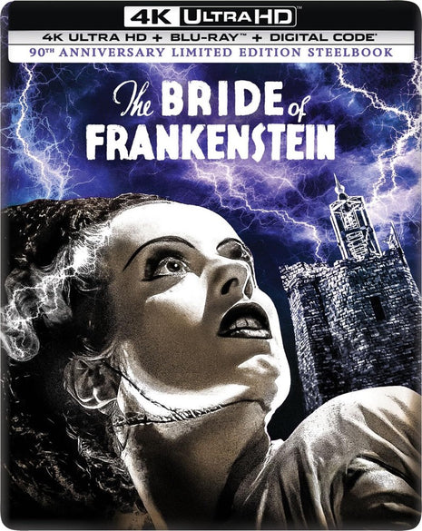 Bride Of Frankenstein: 90th Anniversary Limited Edition (4K Ultra HD/Blu-ray)(SteelBook)