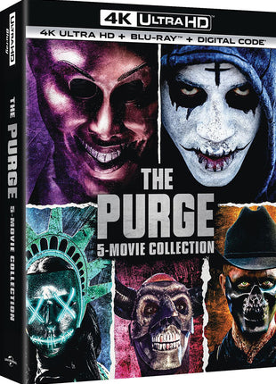 Purge: 5-Movie Collection (4K Ultra HD/Blu-ray): The Purge / The Purge: Anarchy / The Purge: Election Year / The First Purge / The Forever Purge