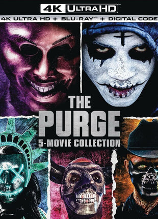 Purge: 5-Movie Collection (4K Ultra HD/Blu-ray): The Purge / The Purge: Anarchy / The Purge: Election Year / The First Purge / The Forever Purge