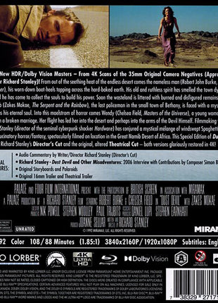 Dust Devil: Special Edition (4K Ultra HD/Blu-ray)