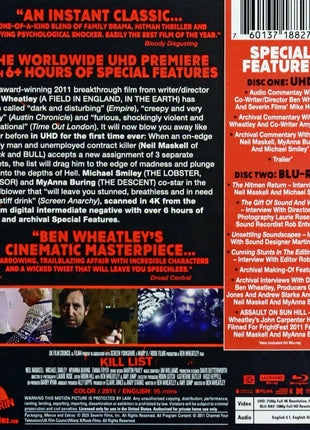 Kill List: Standard Edition (4K Ultra HD/Blu-ray)
