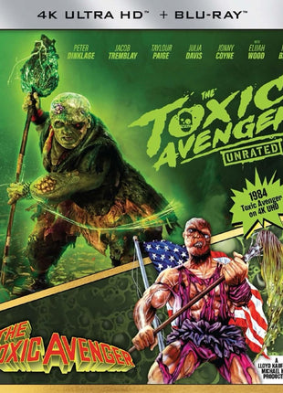 Toxic Avenger Double Feature (4K Ultra HD/Blu-ray): The Toxic Avenger (2023) / The Toxic Avenger (1985)