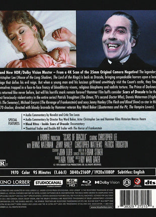 Scars Of Dracula: Special Edition (4K Ultra HD/Blu-ray)