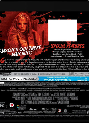 Friday The 13th: Part 2 (4K Ultra HD/Blu-ray)