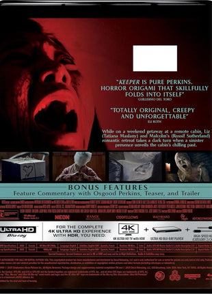 Keeper (2025)(4K Ultra HD/Blu-ray)