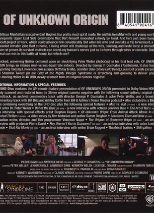 Of Unknown Origin (4K Ultra HD/Blu-ray)
