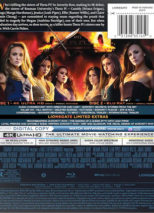 Sorority Row: Limited Exclusive Edition (4K Ultra HD/Blu-ray)(SteelBook)