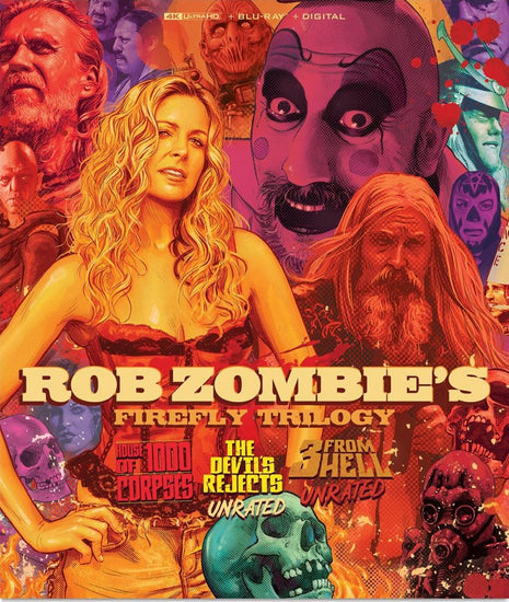 Rob Zombie's Firefly Trilogy: Limited Edition (4K Ultra HD/Blu-ray): House Of 1000 Corpses / The Devil's Rejects / 3 From Hell