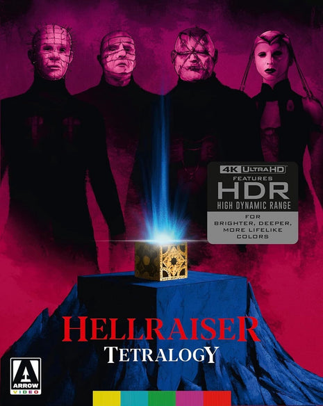 Hellraiser: Tetralogy (4K Ultra HD): Hellraiser / Hellbound: Hellraiser II / Hellraiser III: Hell On Earth / Hellraiser: Bloodline