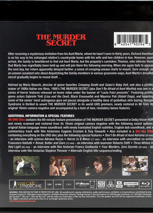 Murder Secret (4K Ultra HD/Blu-ray)