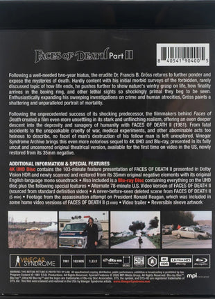 Faces Of Death III (4K Ultra HD/Blu-ray)