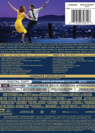 La La Land: 10th Anniversary Collector's Edition: Limited Exclusive Edition (4K Ultra HD/Blu-ray)