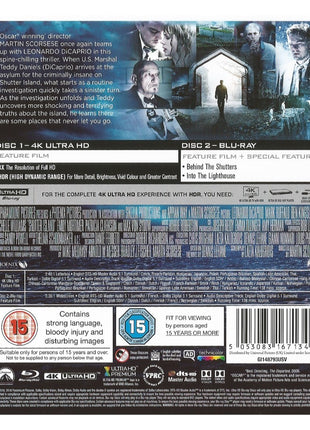 Shutter Island (4K Ultra HD-UK/Blu-ray-UK)