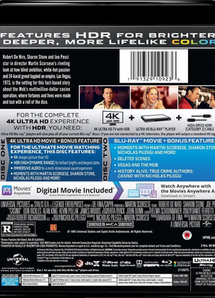 Casino (4K Ultra HD/Blu-ray)