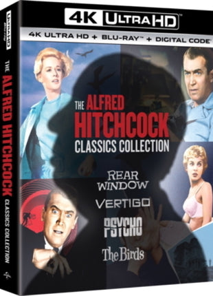 Alfred Hitchcock Classics Collection (4K Ultra HD/Blu-ray): Rear Window / Vertigo / Psycho / The Birds